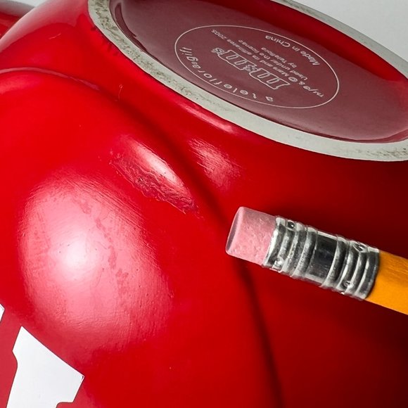 Mars Red M M Oversized Coffee Cup Mug Ceramic Teleflora Souvenir Replacement - Picture 9 of 12